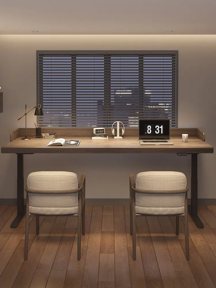 N-9 black walnut double electric lifting computer desk solid wood home desk
N-9 black walnut double electric lifting computer desk solid wood home desk