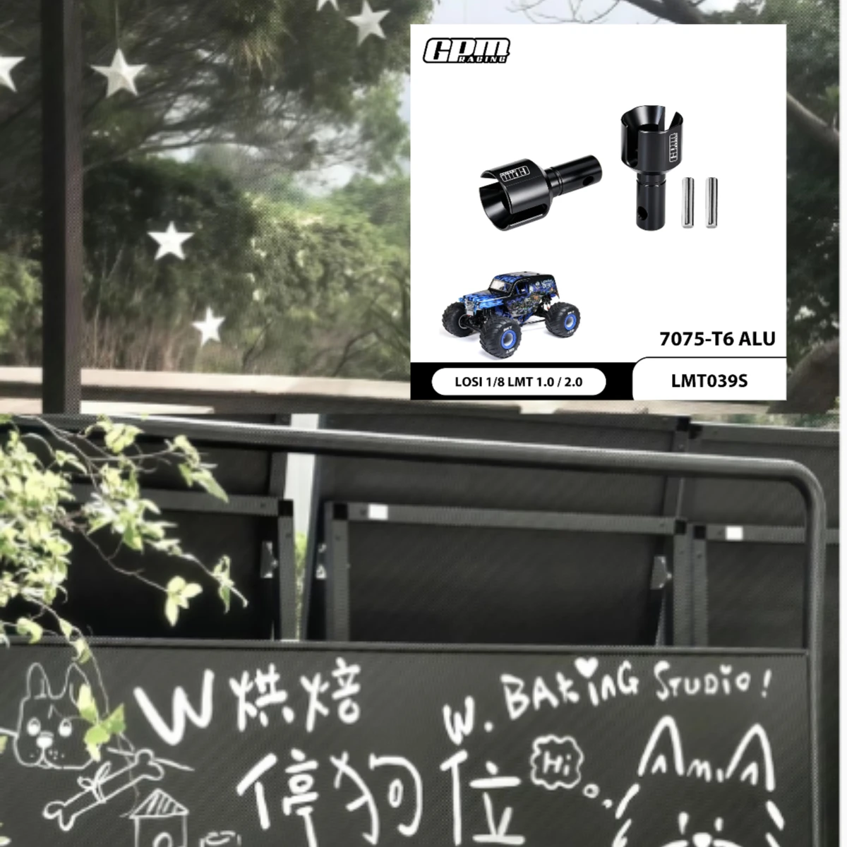 GPM 4140 Steel Front / Rear Diff Outdrive For LOSI 1/8 LMT 1.0 / 2.0 LOS04027 LOS04028
GPM 4140 Steel Front / Rear Diff Outdrive For LOSI 1/8 LMT 1.0 / 2.0 LOS04027 LOS04028