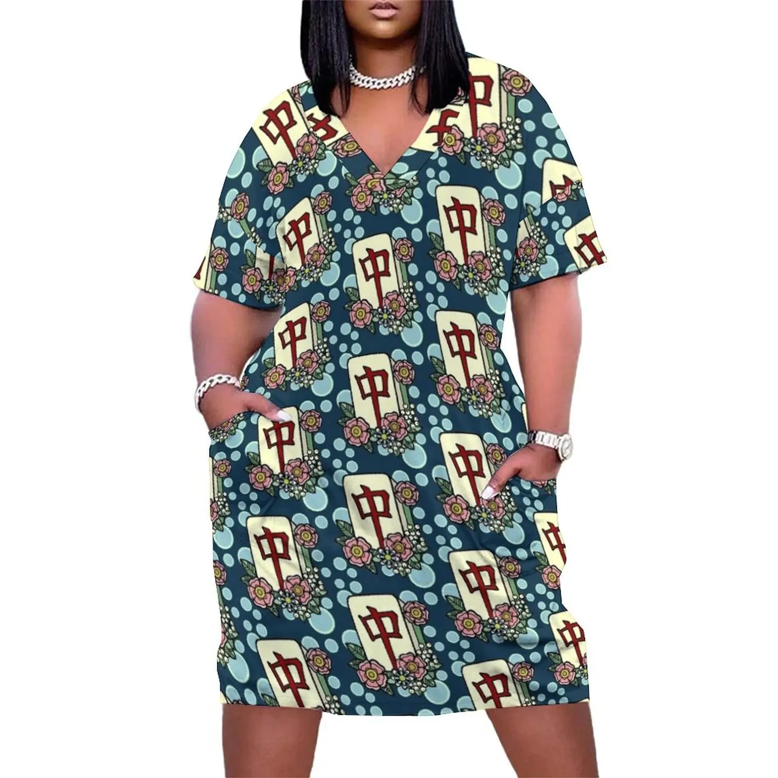 Mah Jong Loose Pocket Dress Long dress Beachwear Long dresses elegant women's sets
Mah Jong Loose Pocket Dress Long dress Beachwear Long dresses elegant women's sets