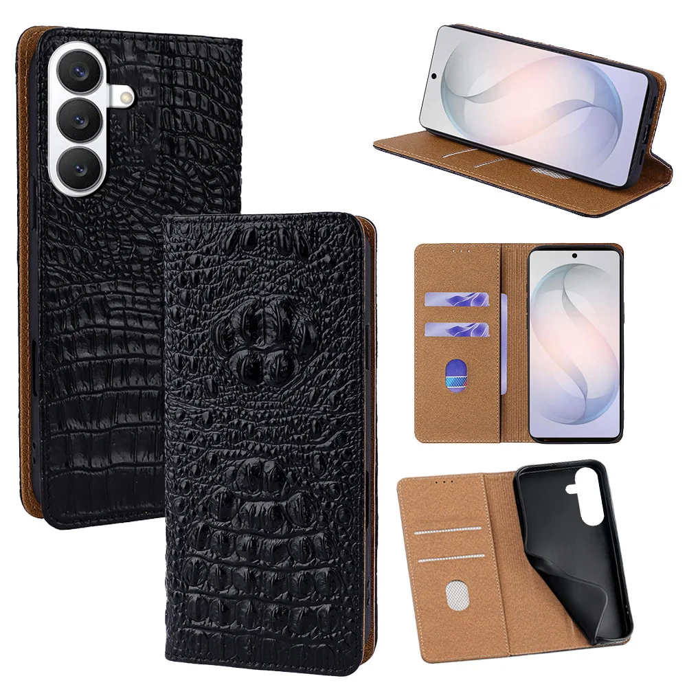 Retro Genuine Leather Magnetic Flip Cover for Samsung Galaxy S26 S25 Edge S24 S23 S22 S21 S20 Ultra S10+ with Wallet Card Slots
Retro Genuine Leather Magnetic Flip Cover for Samsung Galaxy S26 S25 Edge S24 S23 S22 S21 S20 Ultra S10+ with Wallet Card Slots