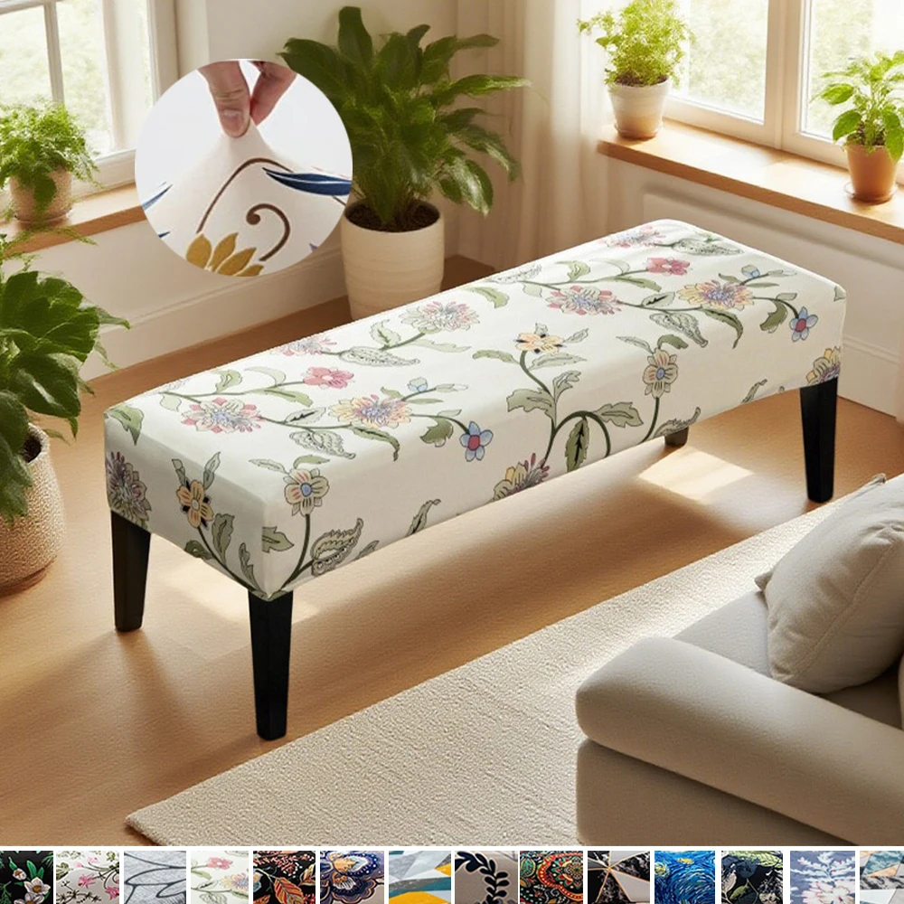 1pc Long Bench Cover Stretch Polyester Removable Washable Anti-dirty Piano Stool Chair Covers Living Room Bedroom Seat Protector
1pc Long Bench Cover Stretch Polyester Removable Washable Anti-dirty Piano Stool Chair Covers Living Room Bedroom Seat Protector
