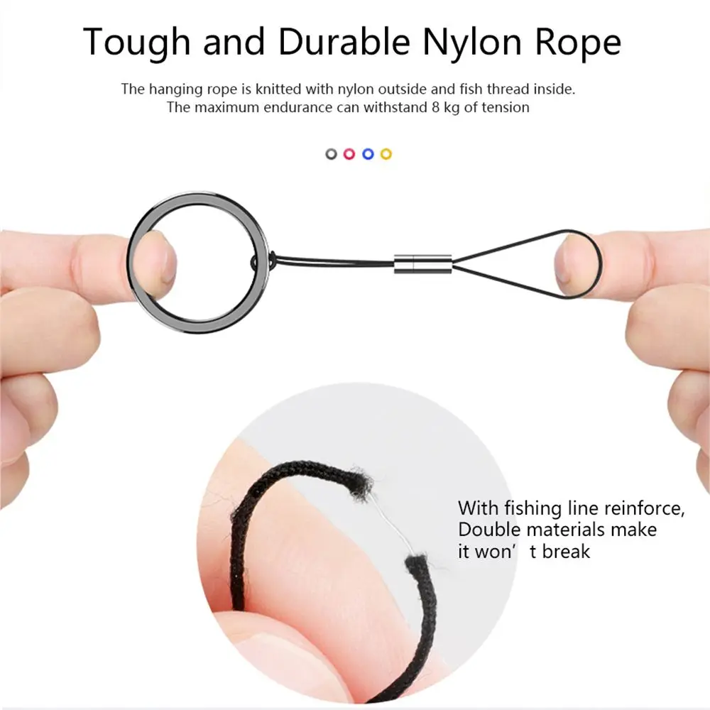 Loop Metal Detachable Keychain Anti-lost Mobile Phone Lanyard Finger Ring Buckle Wrist Rope Phone Strap
Loop Metal Detachable Keychain Anti-lost Mobile Phone Lanyard Finger Ring Buckle Wrist Rope Phone Strap