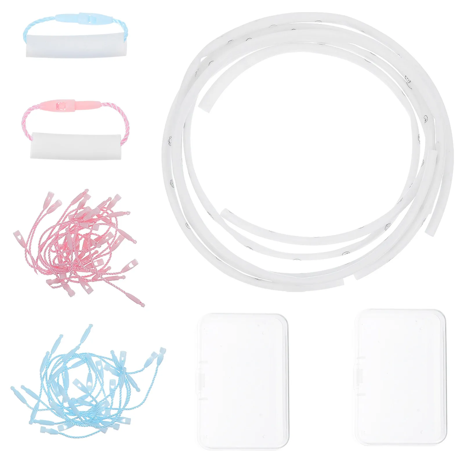 80Pcs Waterproof Name Tags for Kids Reusable Lanyard Badge Holders for School Bags Water Bottles Clothes Shoes Daycare Supplies
80Pcs Waterproof Name Tags for Kids Reusable Lanyard Badge Holders for School Bags Water Bottles Clothes Shoes Daycare Supplies