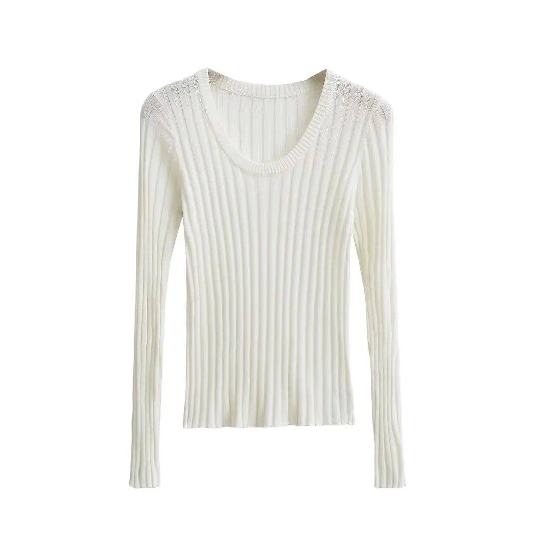 Zhaoluoxu Yan White Striped V-ne Long Sve Knitted Sweater Women's Slim Fit Inner Wear Base Top Street Sle Spring Autumn
Zhaoluoxu Yan White Striped V-ne Long Sve Knitted Sweater Women's Slim Fit Inner Wear Base Top Street Sle Spring Autumn