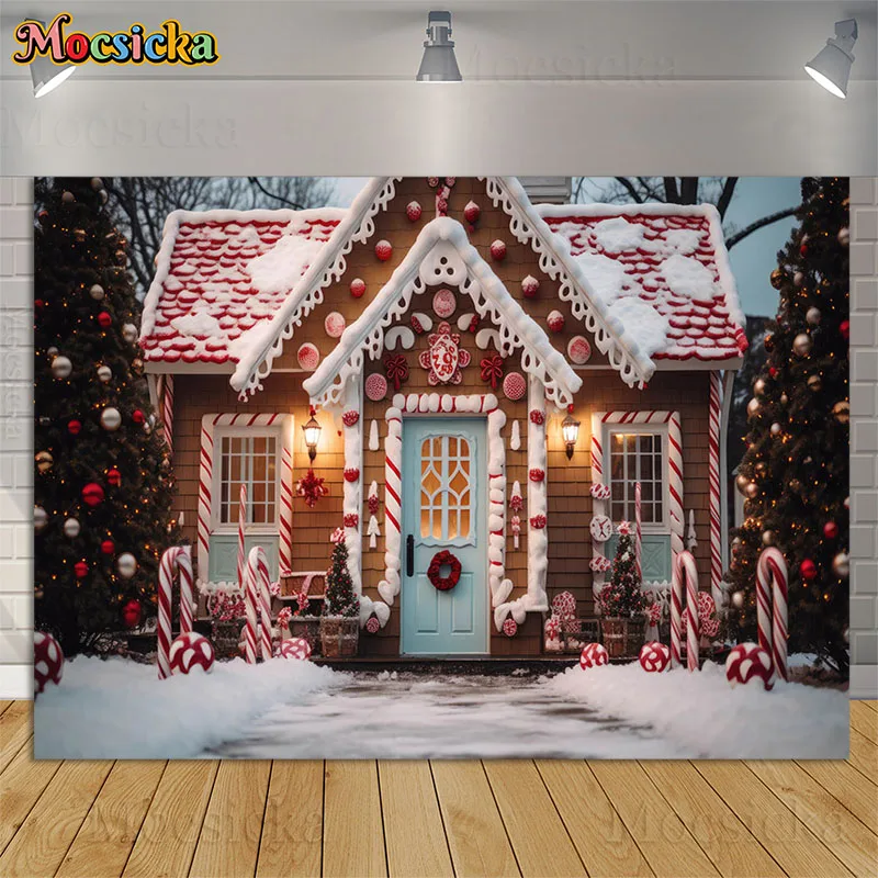 Christmas Candy House Background Photography Props Winter Snow Candy Cane Baby Kids Family Portrait Decor Backdrops Photo Studio
Christmas Candy House Background Photography Props Winter Snow Candy Cane Baby Kids Family Portrait Decor Backdrops Photo Studio