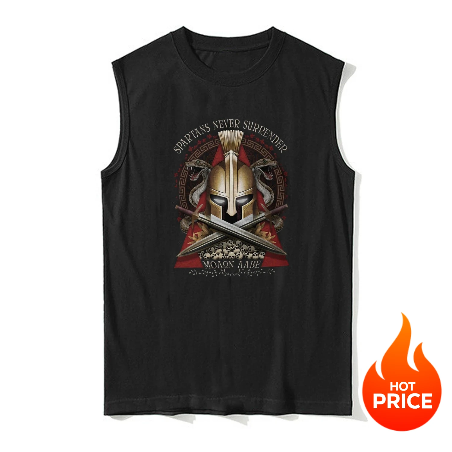 Spartans Never Surrender Spartan Warrior Spirit Molon Labe майка из 100% хлопка с круглым вырезом повседневные мужские майки футболка без рукавов
Spartans Never Surrender Spartan Warrior Spirit Molon Labe майка из 100% хлопка с круглым вырезом повседневные мужские майки футболка без рукавов