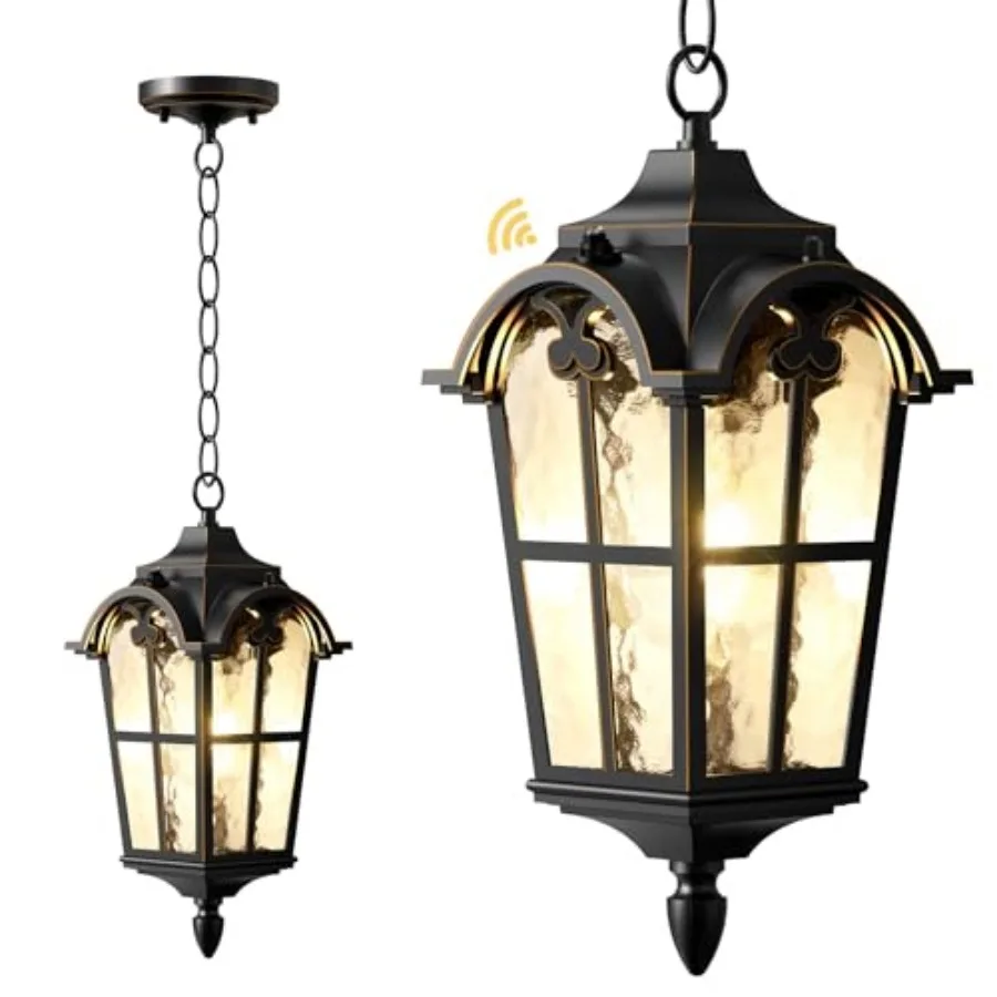 Outdoor Pendant Light Dusk to Dawn for PorchAnti-Rust Aluminum Outdoor Chandelier Waterproof Exterior Hanging Lighting Fixtures
Outdoor Pendant Light Dusk to Dawn for PorchAnti-Rust Aluminum Outdoor Chandelier Waterproof Exterior Hanging Lighting Fixtures