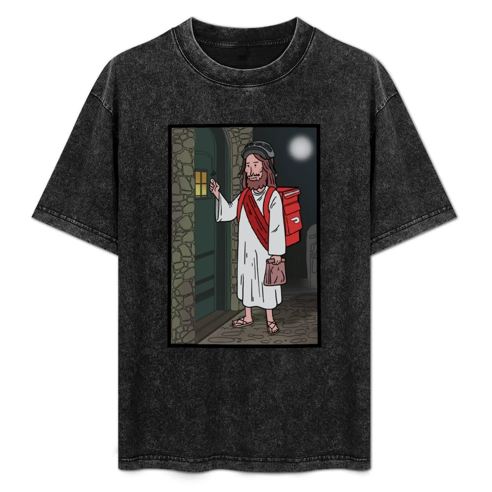 Doordash Jesus T-Shirt Modern Print Casual T-Shirt
Doordash Jesus T-Shirt Modern Print Casual T-Shirt