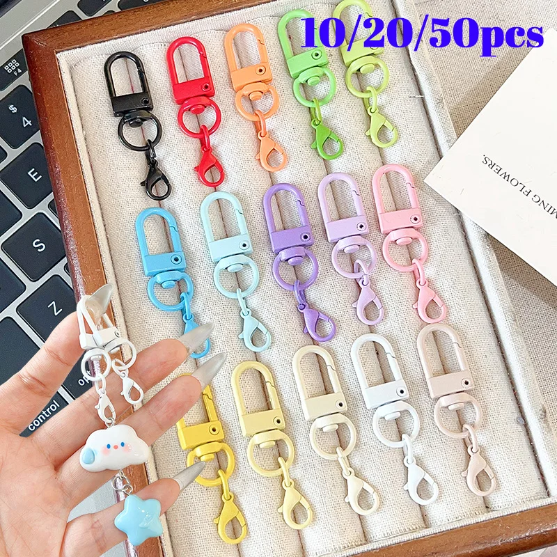 Colorful Lobster Clasp Hooks Keychain Candy Color DIY Keychain Connector Key Ring Jewelry Making Buckle Accessories Gifts
Colorful Lobster Clasp Hooks Keychain Candy Color DIY Keychain Connector Key Ring Jewelry Making Buckle Accessories Gifts