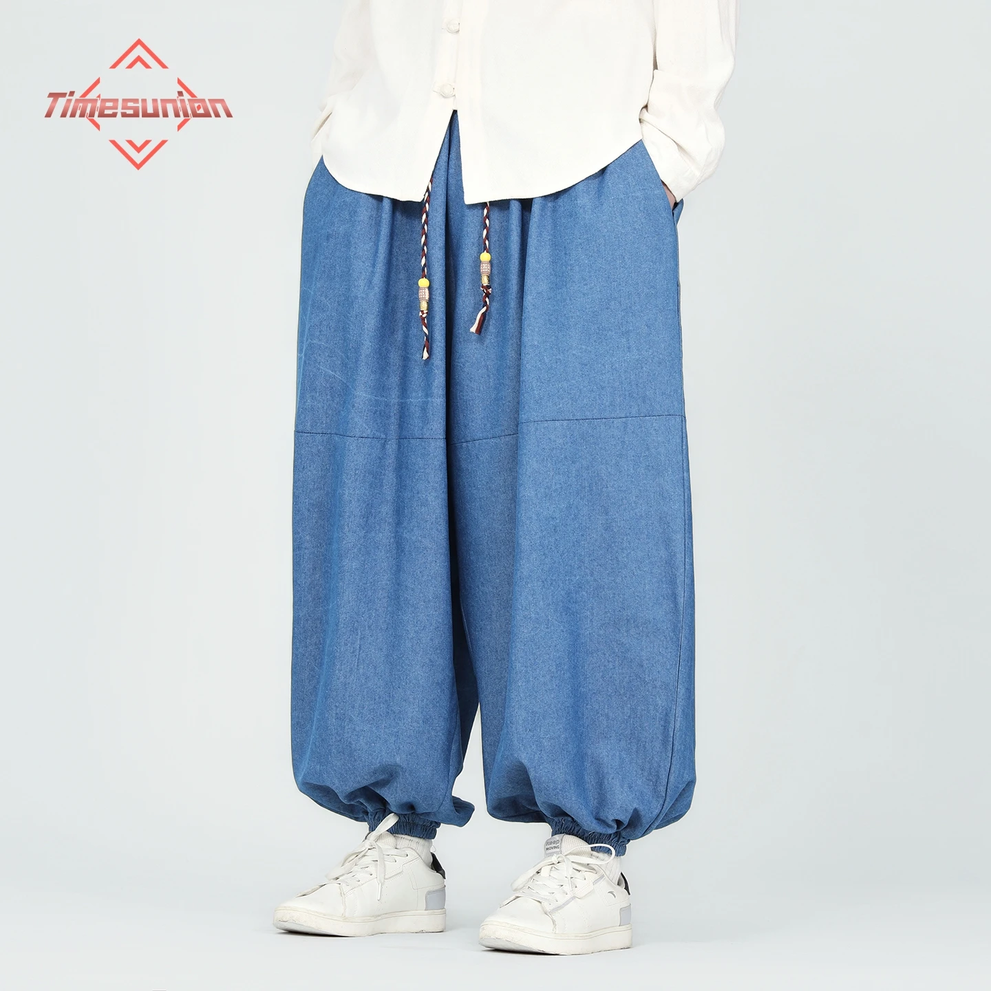 2025 Autumn Denim Blue Wide Leg Pants Men Dark Wind Casual Bloomers Pants Chinese Styles Trousers Men Cotton Lantern Pants
2025 Autumn Denim Blue Wide Leg Pants Men Dark Wind Casual Bloomers Pants Chinese Styles Trousers Men Cotton Lantern Pants