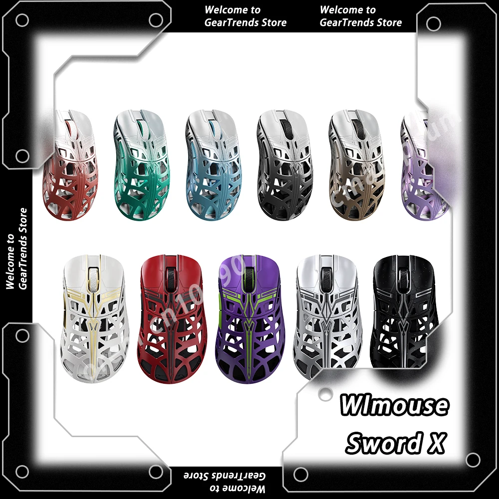 Wlmouse Sword X Gaming Mouse Wireless PAW3950 8K Lightweight Magnesium Alloy Customize WanLing Mice E-sports PC Gamer Gift
Wlmouse Sword X Gaming Mouse Wireless PAW3950 8K Lightweight Magnesium Alloy Customize WanLing Mice E-sports PC Gamer Gift