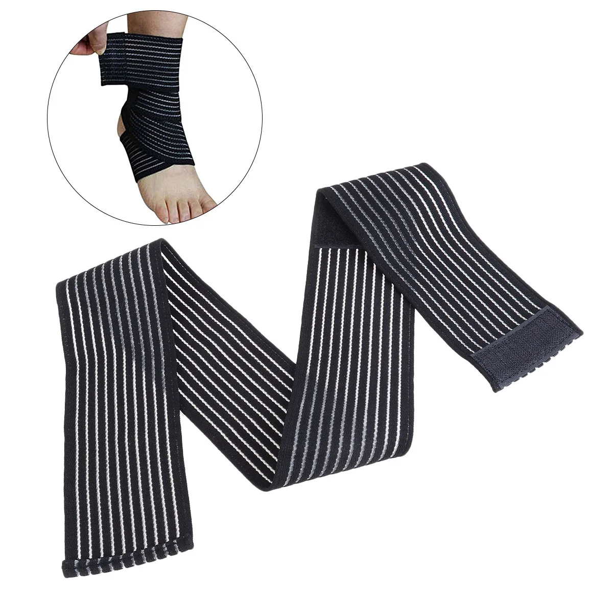 1pcs Ankle Brace Support Strap Breathable Anti-Slip Elastic Wrap For Running Sports Black Ankle Support Foot Care Tool
1pcs Ankle Brace Support Strap Breathable Anti-Slip Elastic Wrap For Running Sports Black Ankle Support Foot Care Tool