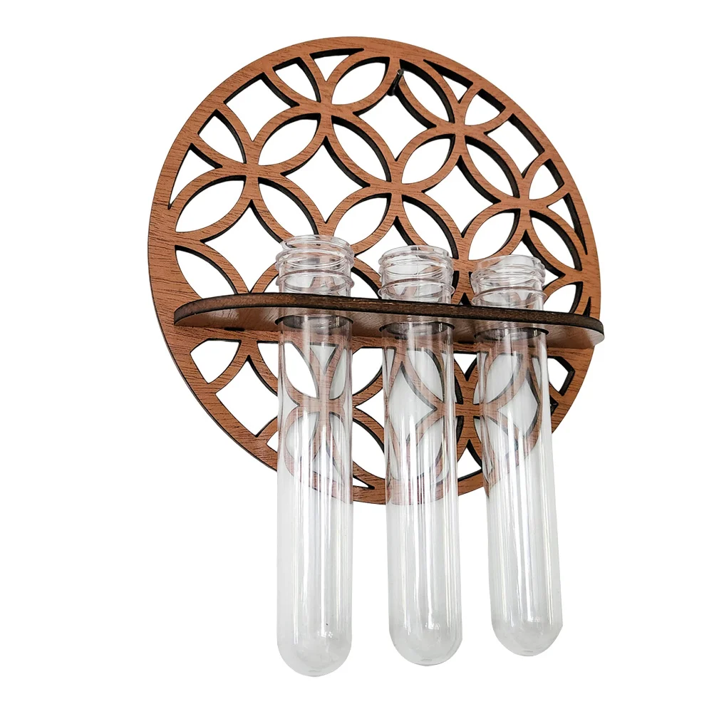 1 Set Plants Terrarium Wooden Stand Wall Mounted Plastic Vase For Hydroponic Indoor Decor Living Room Home Garden Test Tube
1 Set Plants Terrarium Wooden Stand Wall Mounted Plastic Vase For Hydroponic Indoor Decor Living Room Home Garden Test Tube