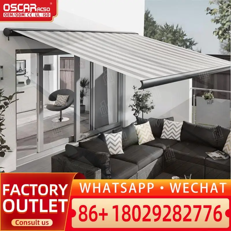 Outdoor Patio Automatic Retractable Sunshade with Electric Function for Garden Terrace Camping Waterproof Sunshade Shelter Casse
Outdoor Patio Automatic Retractable Sunshade with Electric Function for Garden Terrace Camping Waterproof Sunshade Shelter Casse