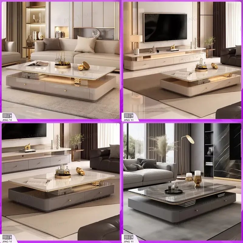 Modern Italian Designer Coffee Table with Drawers Luxury Living Room Table Stolik Kawowy Salon Furniture Home Office Desk
Modern Italian Designer Coffee Table with Drawers Luxury Living Room Table Stolik Kawowy Salon Furniture Home Office Desk