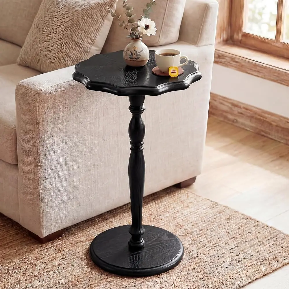 Free ShippingBlack Round Side Table, Drink Table for Small Spaces,Modern Accent Nightstand w/Solid Wood Leg, Mid-Century Pedesta
Free ShippingBlack Round Side Table, Drink Table for Small Spaces,Modern Accent Nightstand w/Solid Wood Leg, Mid-Century Pedesta
