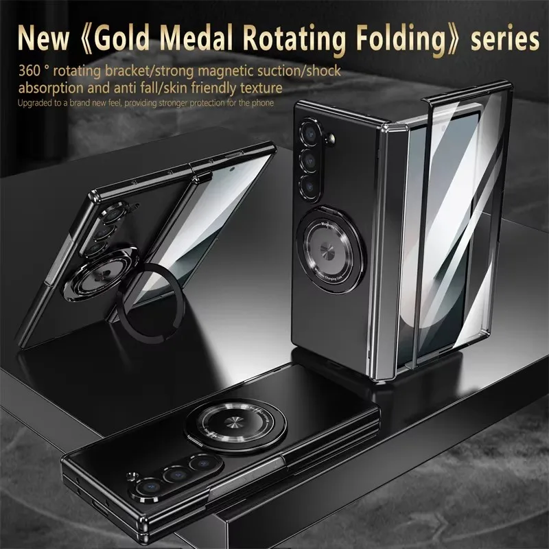 For Samsung Galaxy Z Fold 7 6 5 4 3 SE 360°Rotating Holder Magnetic In-vehicle Phone Case Ring Hinge Wireless Protection Case
For Samsung Galaxy Z Fold 7 6 5 4 3 SE 360°Rotating Holder Magnetic In-vehicle Phone Case Ring Hinge Wireless Protection Case