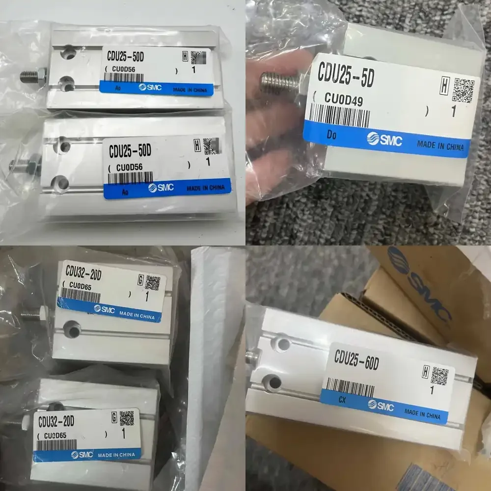 SMC Original CDU25-40D/CDU25-50D/CDU25-5D/CDU25-60D/CDU32-10D/CDU32-15D/CDU32-20D/CDU32-25D Free Mount Cylinder
SMC Original CDU25-40D/CDU25-50D/CDU25-5D/CDU25-60D/CDU32-10D/CDU32-15D/CDU32-20D/CDU32-25D Free Mount Cylinder