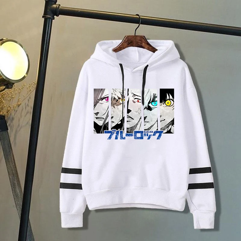 New Anime Blue Lock Pattern Print Hoodies Men Women Fashion Casual Sports Stripe Sweatshirts Ladies Pullovers Tops
New Anime Blue Lock Pattern Print Hoodies Men Women Fashion Casual Sports Stripe Sweatshirts Ladies Pullovers Tops