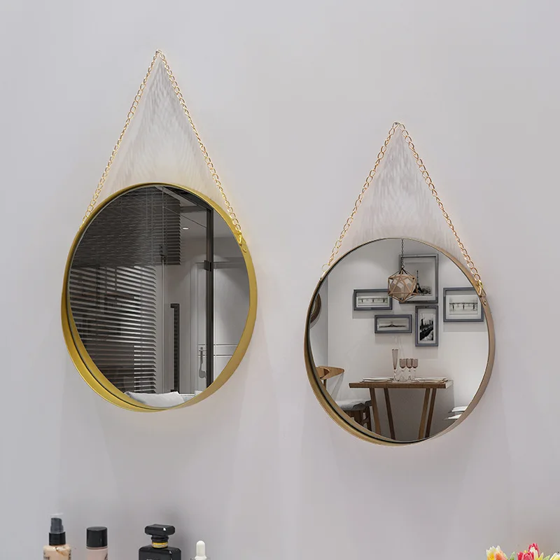 Zml creative home wall-mounted makeup mirror bathroom vanity mirror
Zml creative home wall-mounted makeup mirror bathroom vanity mirror