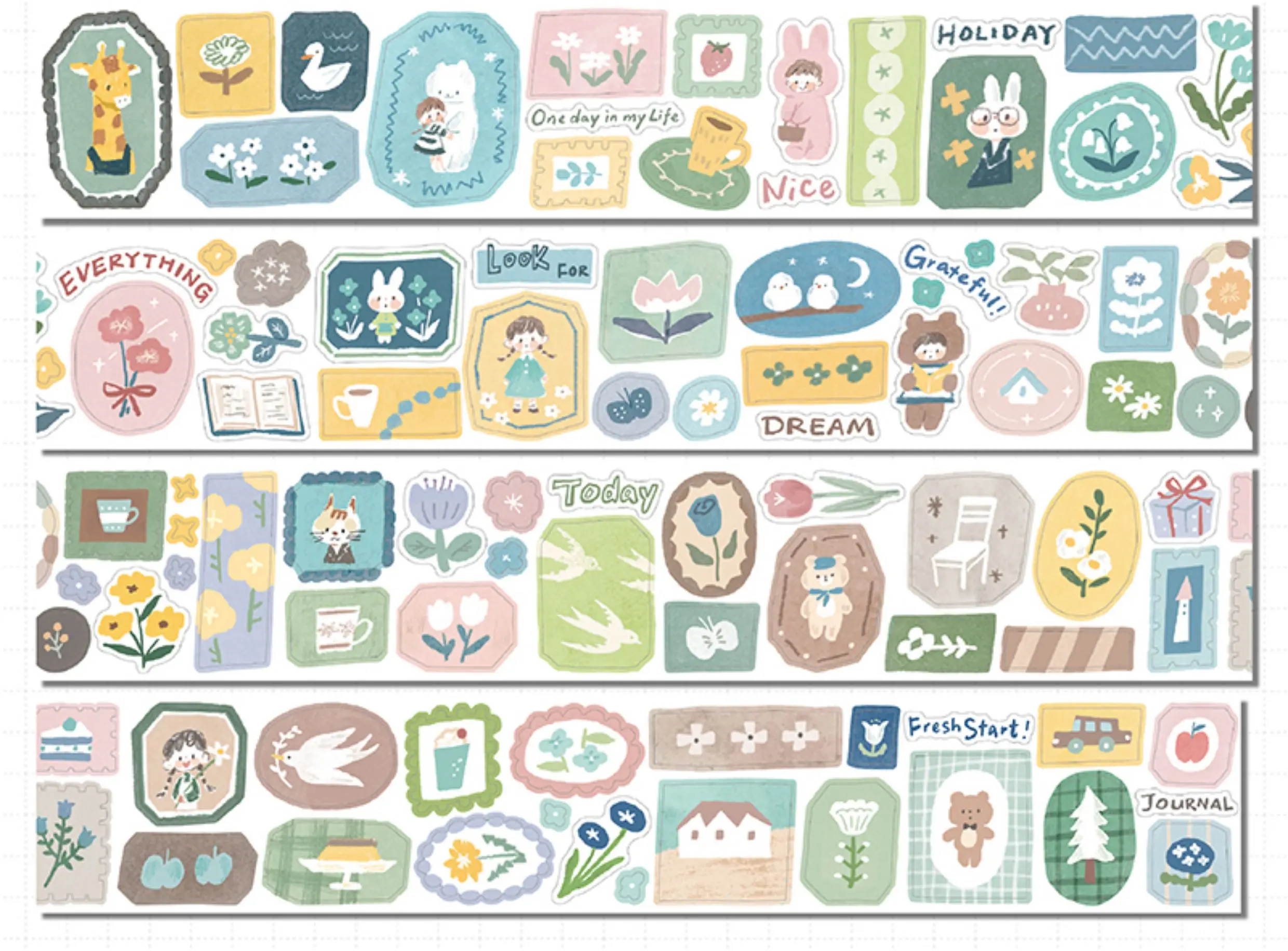 ZZOTON милые рамки для животных Васи ПЭТ высеченные наклейки в рулоне украшения литература и искусство японский
ZZOTON милые рамки для животных Васи ПЭТ высеченные наклейки в рулоне украшения литература и искусство японский