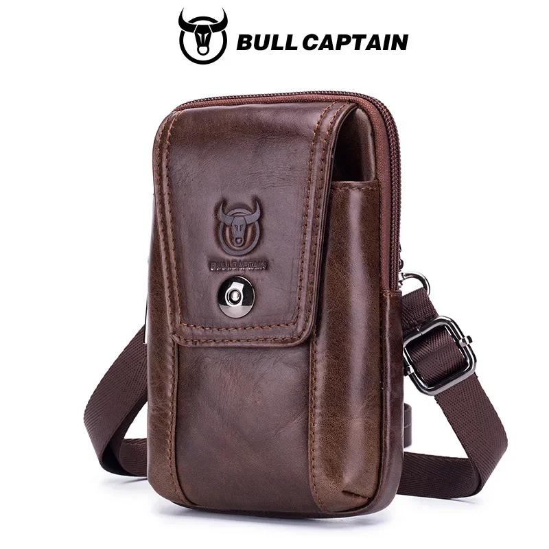 Men's Genuine Leather Single Shoulder Crossbody Bag with Belt Loop for 5.5-inch and 6-inch Smartphone Waist Pouch
Men's Genuine Leather Single Shoulder Crossbody Bag with Belt Loop for 5.5-inch and 6-inch Smartphone Waist Pouch