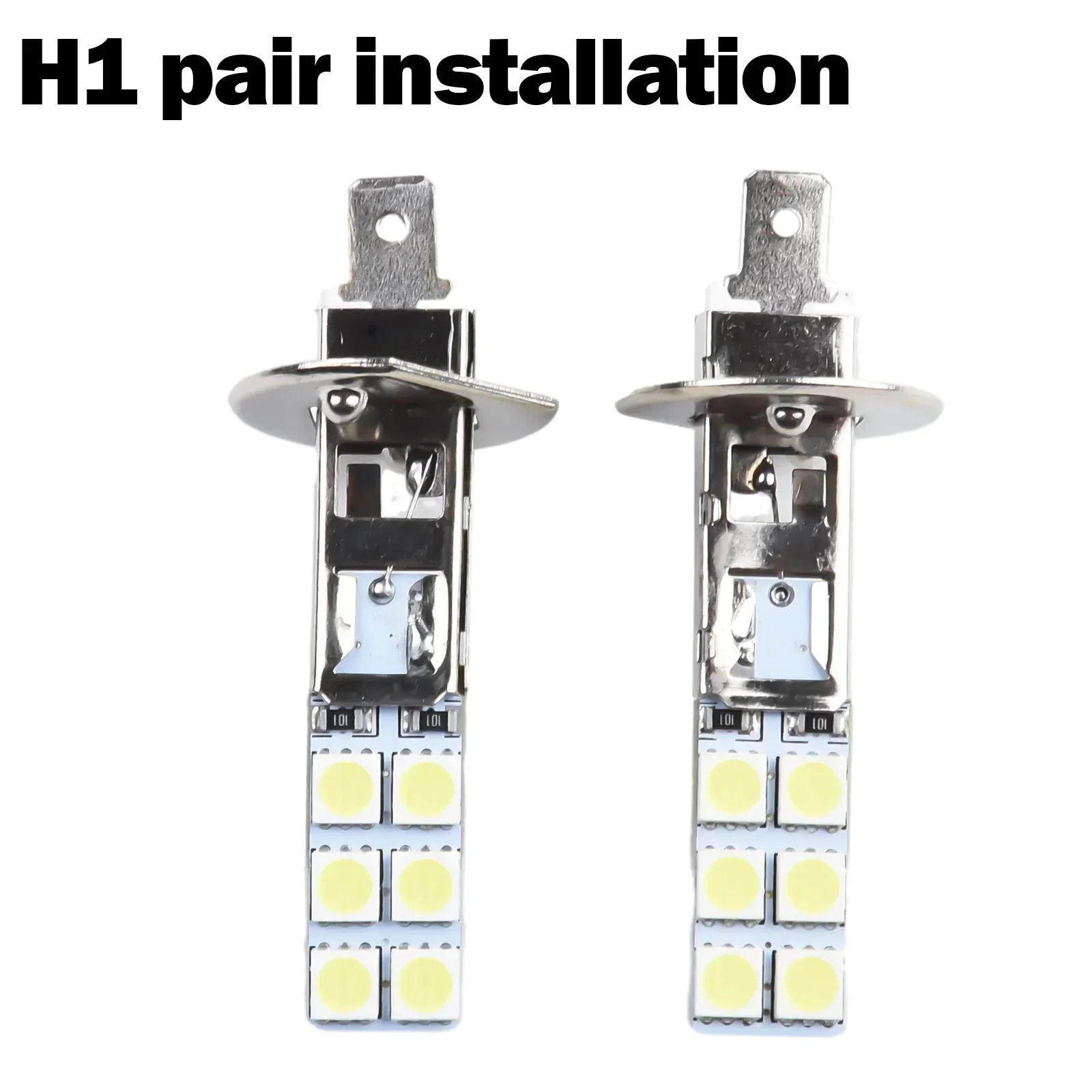 2pcs 12V DC Car Super Bright H1 LED Headlight Kit High Beam Fog Driving Bulbs 6000K White High Brightness Anti-fog LED Fog Light
2pcs 12V DC Car Super Bright H1 LED Headlight Kit High Beam Fog Driving Bulbs 6000K White High Brightness Anti-fog LED Fog Light