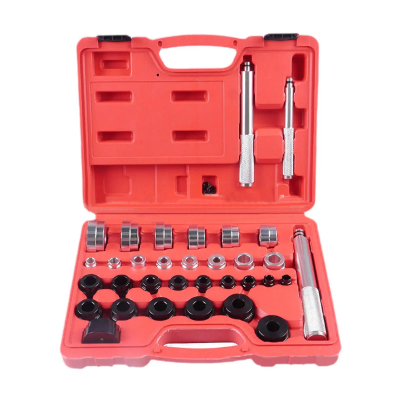 33Pcs Master Bushing Driver Set Bearing Seal Removal Installation Kit for 0.394"
33Pcs Master Bushing Driver Set Bearing Seal Removal Installation Kit for 0.394"