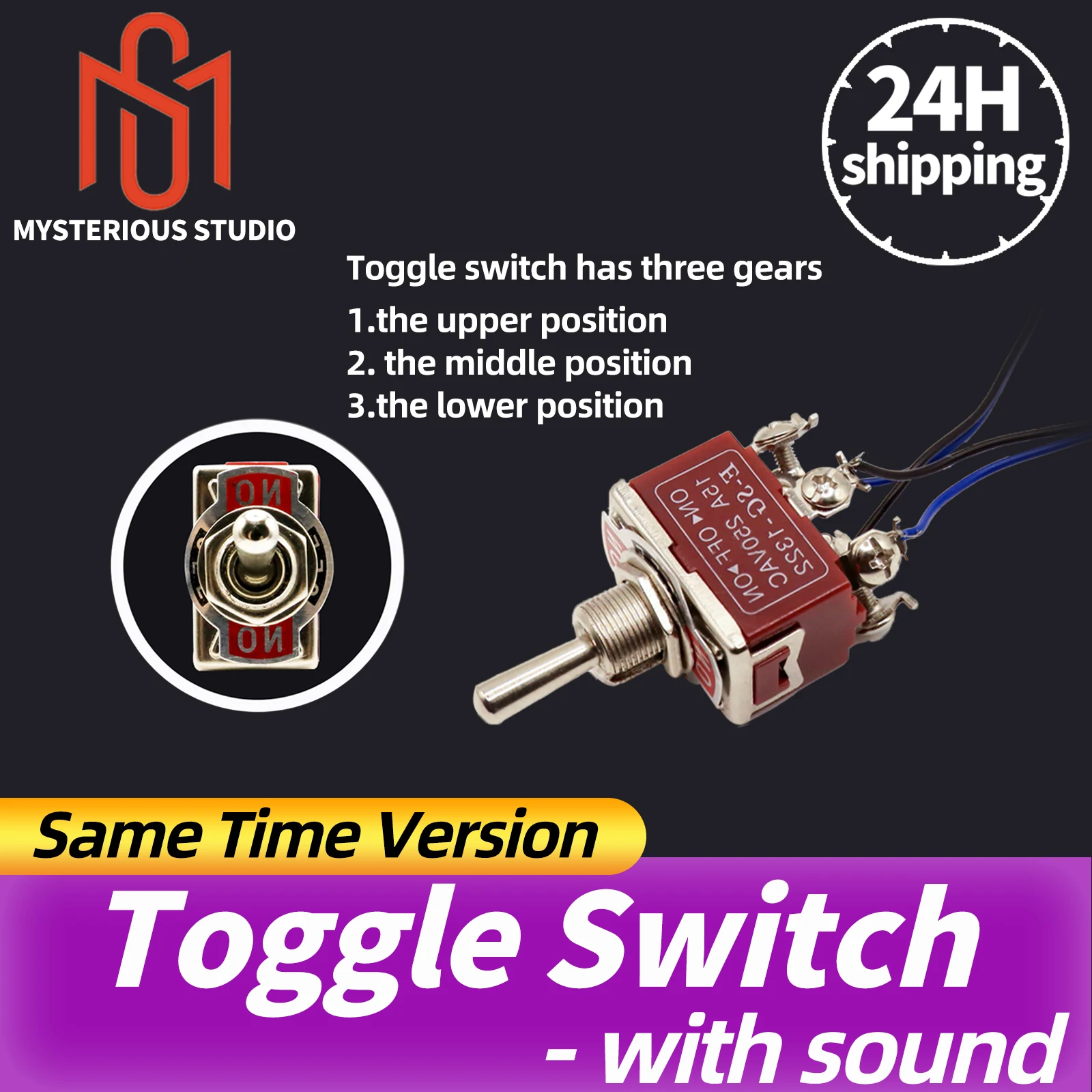 Mysterious Studio Escape Room Prop Escape Game Mechanism Props Electronic Puzzle superb 1987 GY Toggle switch 3 Position Versio
Mysterious Studio Escape Room Prop Escape Game Mechanism Props Electronic Puzzle superb 1987 GY Toggle switch 3 Position Versio