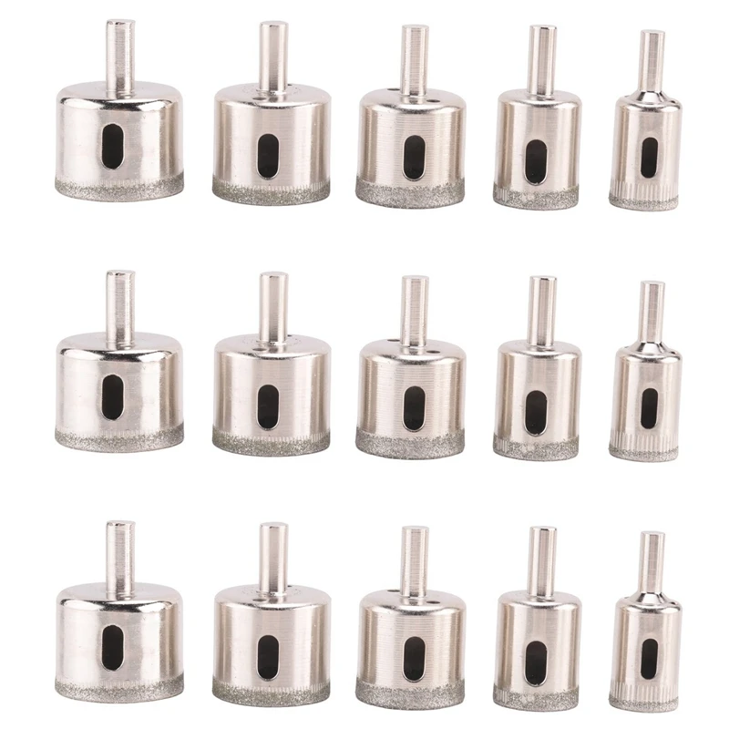 Satisfied 15Pcs Diamond Tile Hole Saw Drill Bit Bits Set Glass Marble Granite Slate Cutting
Satisfied 15Pcs Diamond Tile Hole Saw Drill Bit Bits Set Glass Marble Granite Slate Cutting