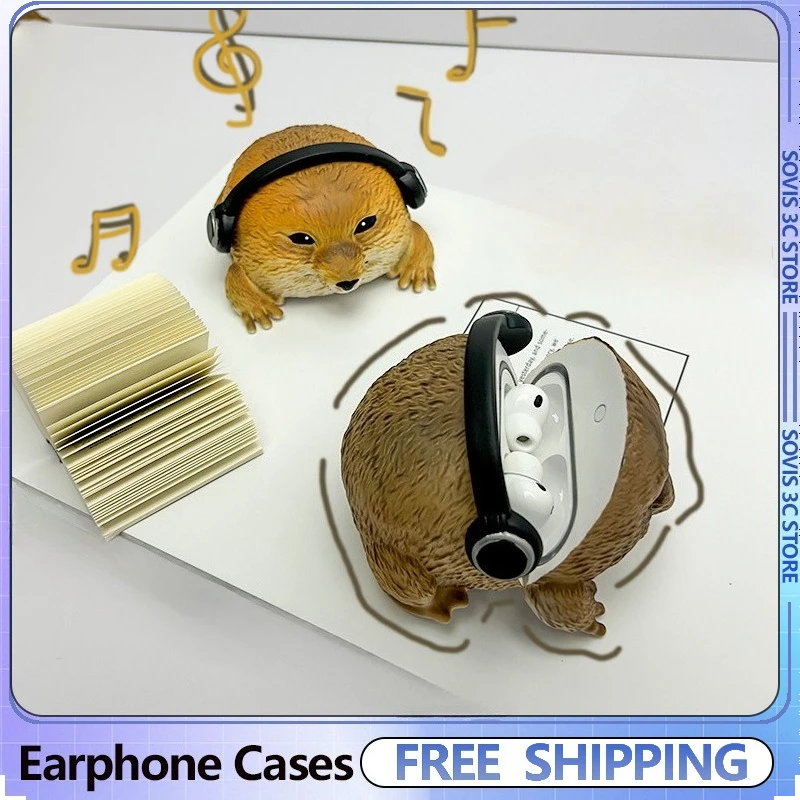 Dog Earphone Cases Custom 3D Printing Anti-fall Personalized Protective Sleeve for Airpods pro/pro2/pro3 Airpods4 Earphone Gifts
Dog Earphone Cases Custom 3D Printing Anti-fall Personalized Protective Sleeve for Airpods pro/pro2/pro3 Airpods4 Earphone Gifts