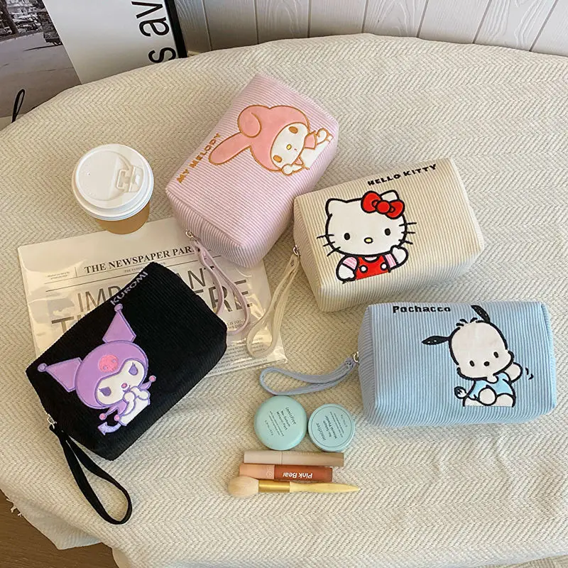 Sanrio Kuromi Hello Kitty Anime Kawaii Ins Makeup Bag Cute Cartoon Cinnamoroll Toiletry Large Capacity Pocket Pen Bag Toys
Sanrio Kuromi Hello Kitty Anime Kawaii Ins Makeup Bag Cute Cartoon Cinnamoroll Toiletry Large Capacity Pocket Pen Bag Toys