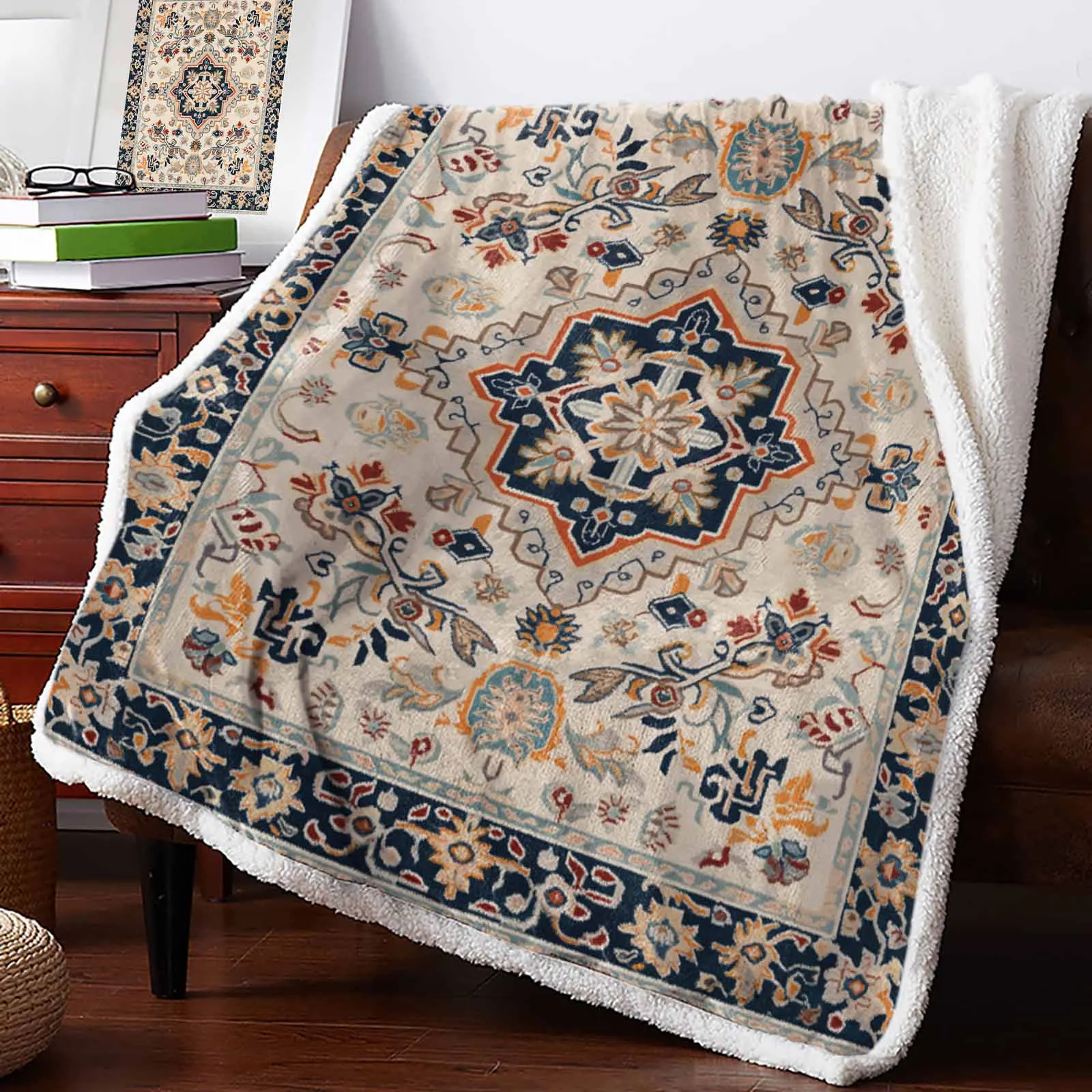 Ethnic Style Retro Persian Pattern Cashmere Blanket Warm Winter Soft Throw Blankets for Beds Sofa Wool Blanket Bedspread
Ethnic Style Retro Persian Pattern Cashmere Blanket Warm Winter Soft Throw Blankets for Beds Sofa Wool Blanket Bedspread