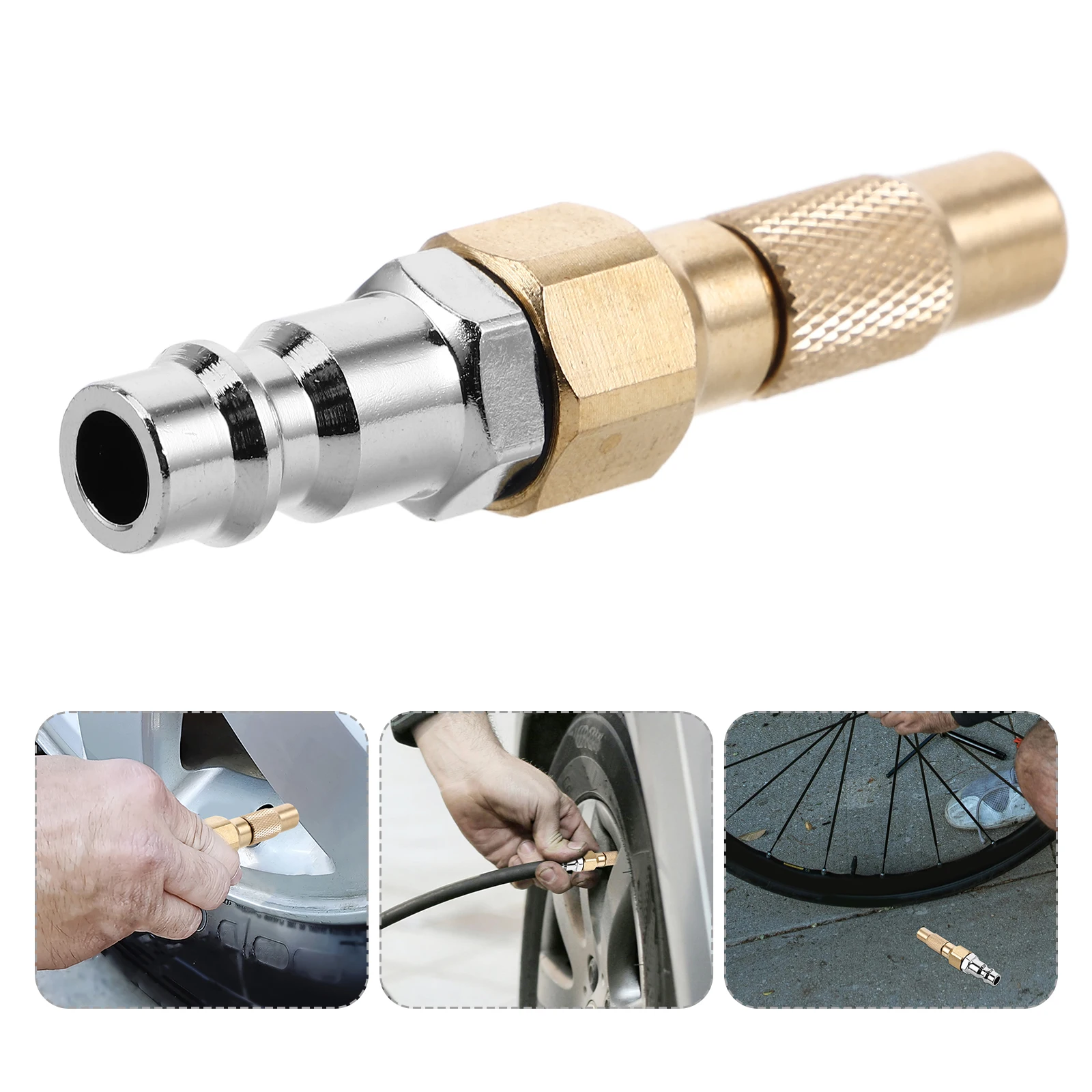 Inflatable Male Head Tire Valve Tools Quick Connect Air Compressor Adapter Fitting Nozzle Threaded Hose Coupler
Inflatable Male Head Tire Valve Tools Quick Connect Air Compressor Adapter Fitting Nozzle Threaded Hose Coupler