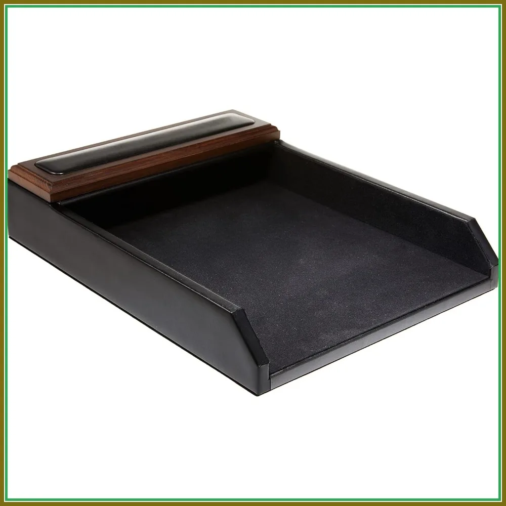 Leather Desktop Letter Tray - Luxury Paper Organizer for Office Desk - Executive Desk Decor - Black
Leather Desktop Letter Tray - Luxury Paper Organizer for Office Desk - Executive Desk Decor - Black