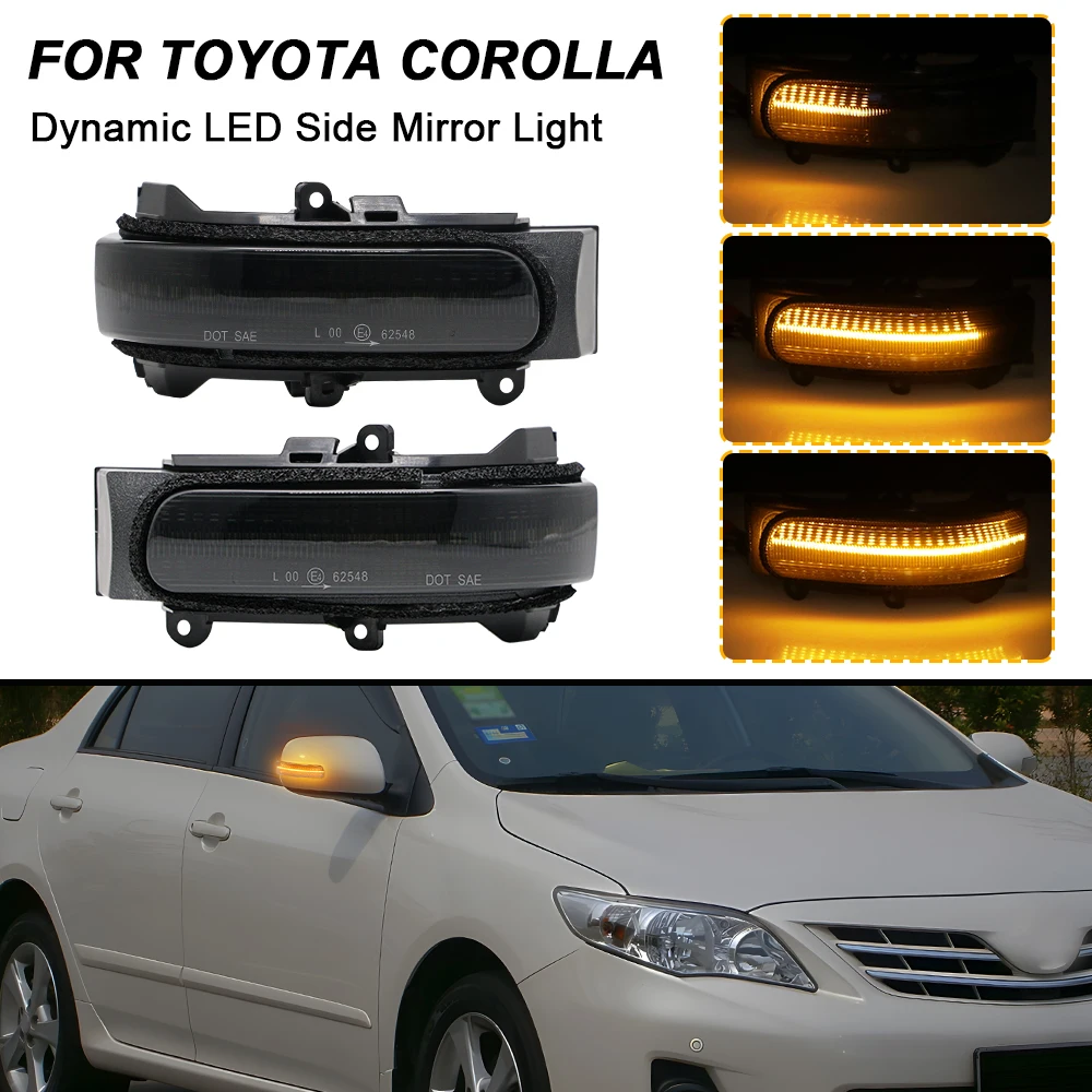 LED Dynamic Side Mirror Lights Sequential Turn Signal Lamps For Toyota Auris Hatchback 2006-2012 Toyota Corolla X Saloon
LED Dynamic Side Mirror Lights Sequential Turn Signal Lamps For Toyota Auris Hatchback 2006-2012 Toyota Corolla X Saloon