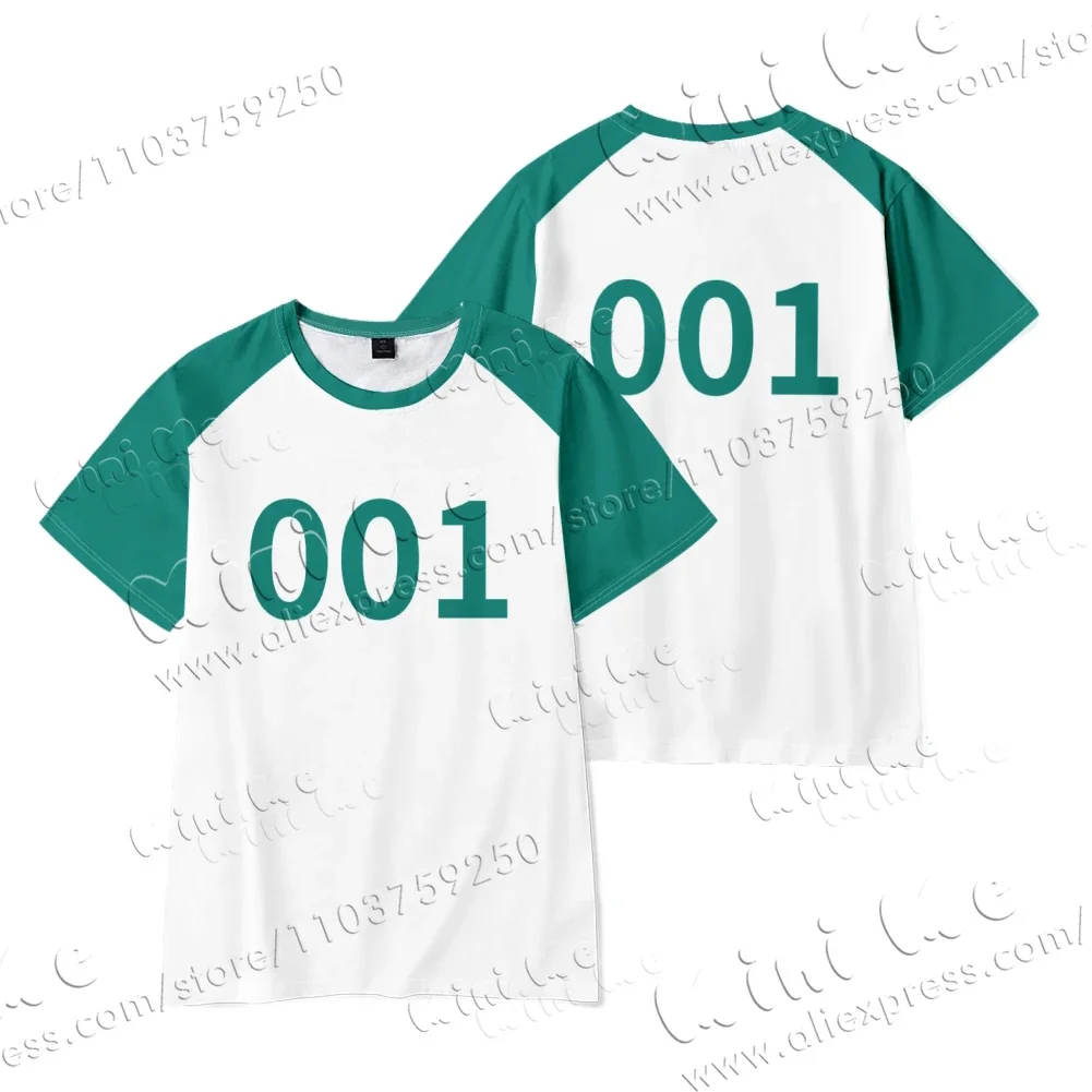 Calamari Game T-shirt Numbers Tops Player 456 333 001 Party Clothes Unisex Adult Player Costume for Men Women
Calamari Game T-shirt Numbers Tops Player 456 333 001 Party Clothes Unisex Adult Player Costume for Men Women