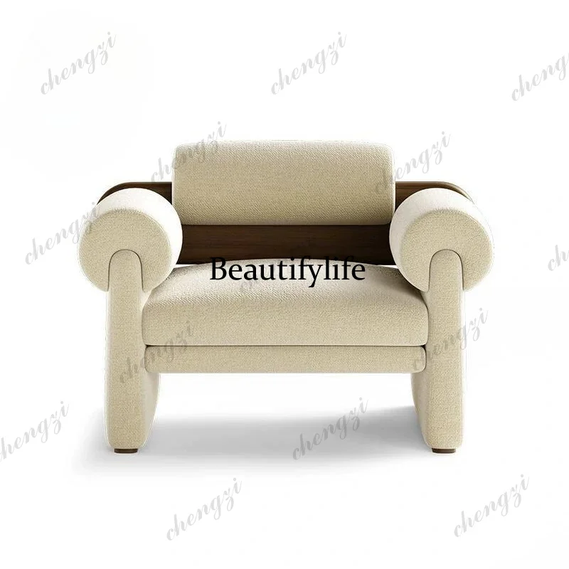 Modern light luxury living room single sofa villa model room hotel homestay club leisure lounge chair customization
Modern light luxury living room single sofa villa model room hotel homestay club leisure lounge chair customization