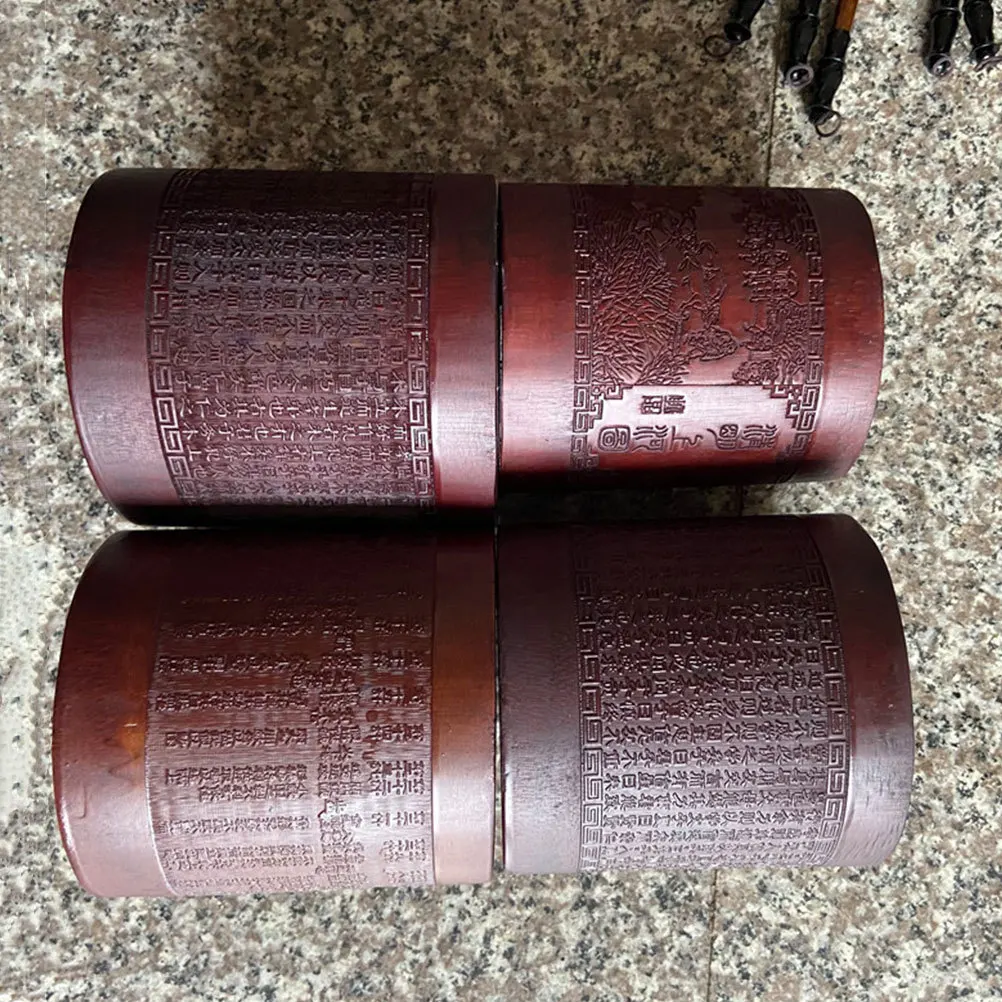 Bamboo Pen Holder Chinese Style Carving Desktop Organizer Brush Pen Storage Container Ink Brush Holder Desktop Stationery Cup 
Bamboo Pen Holder Chinese Style Carving Desktop Organizer Brush Pen Storage Container Ink Brush Holder Desktop Stationery Cup