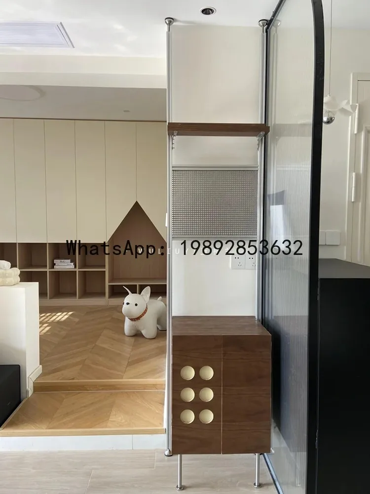 Aluminum Profile Home Entrance Cabinet Living Room Bookshelf Pegboard Partition Storage Cabinet
Aluminum Profile Home Entrance Cabinet Living Room Bookshelf Pegboard Partition Storage Cabinet