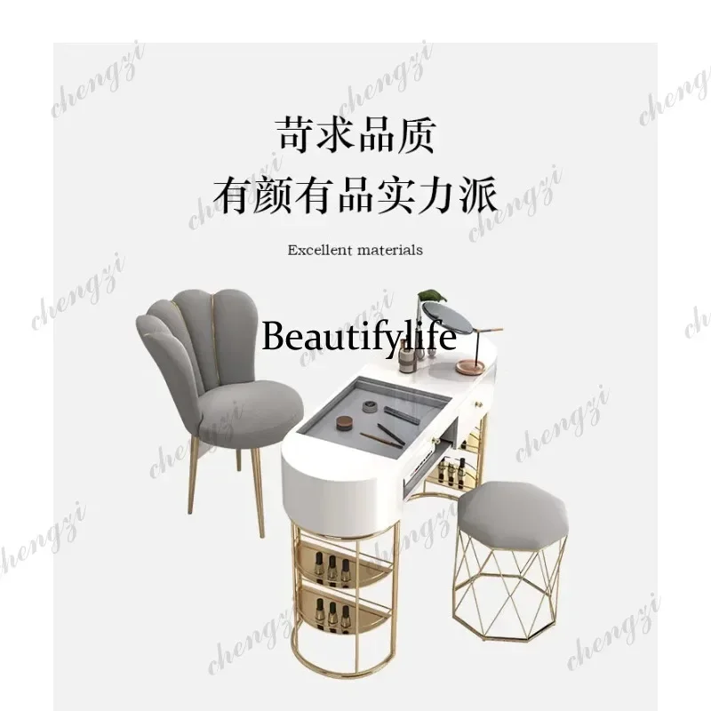 E182 Italian Luxury Nail Desk Elegant Beauty Premium Classic Nail Desk Aesthetic Simpletable Onglerie Professionnel Salon Furni
E182 Italian Luxury Nail Desk Elegant Beauty Premium Classic Nail Desk Aesthetic Simpletable Onglerie Professionnel Salon Furni