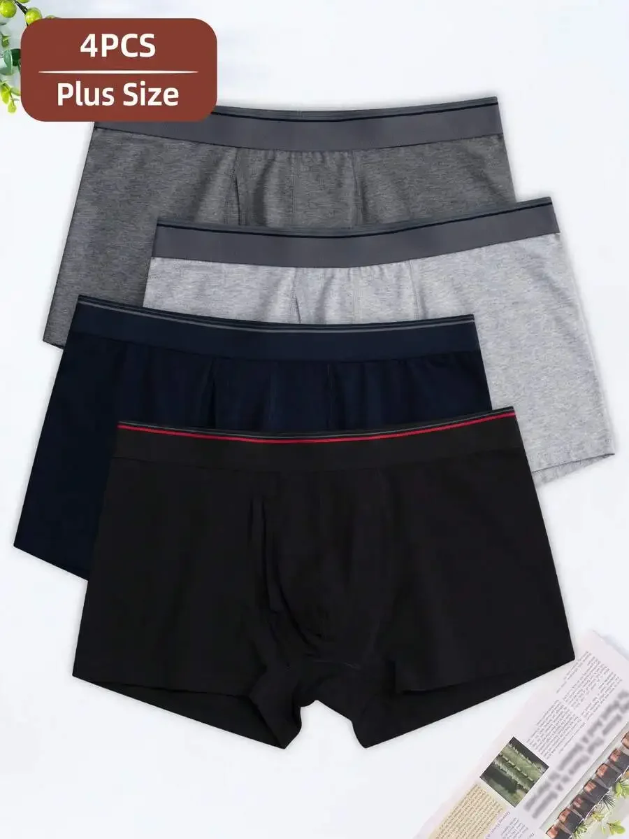 4pcs Mens Cotton Boxer Briefs Breathable Side Opening Underwear
4pcs Mens Cotton Boxer Briefs Breathable Side Opening Underwear