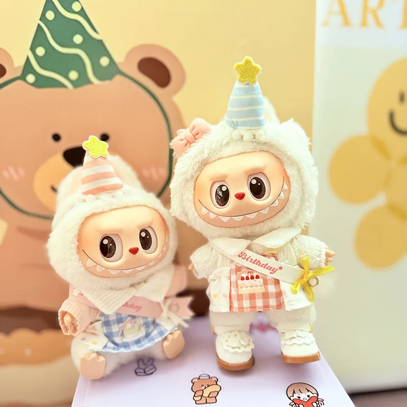 Labubu Doll Clothes Birthday Party Plaid Set 15/17cm Labubu I II Idol Dolls Plush Doll'S Clothes Sitting Party Accessories
Labubu Doll Clothes Birthday Party Plaid Set 15/17cm Labubu I II Idol Dolls Plush Doll'S Clothes Sitting Party Accessories