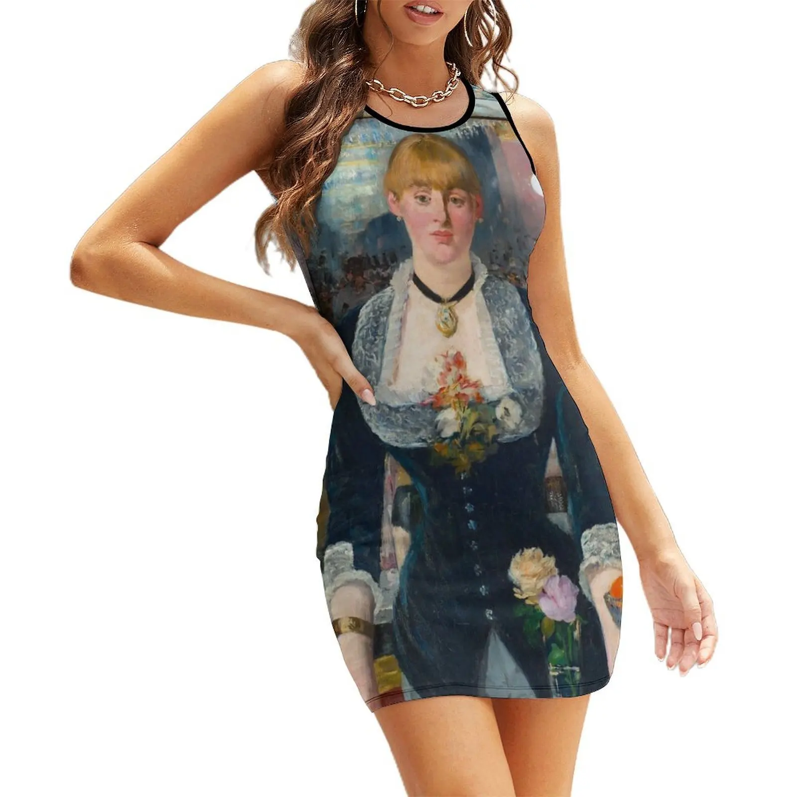 HD édouard Manet - A Bar at the Folies-Bergère Sleeveless Sundress evening dress woman women's dresses luxury dresses for women
HD édouard Manet - A Bar at the Folies-Bergère Sleeveless Sundress evening dress woman women's dresses luxury dresses for women