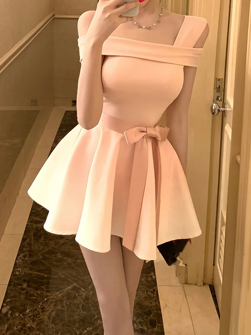 Princess Style Gradient Pink One Shoulder Dress Women's Summer New Birthday Party Short Skirt Breathable Skin-Friendly A-Line...
Princess Style Gradient Pink One Shoulder Dress Women's Summer New Birthday Party Short Skirt Breathable Skin-Friendly A-Line...