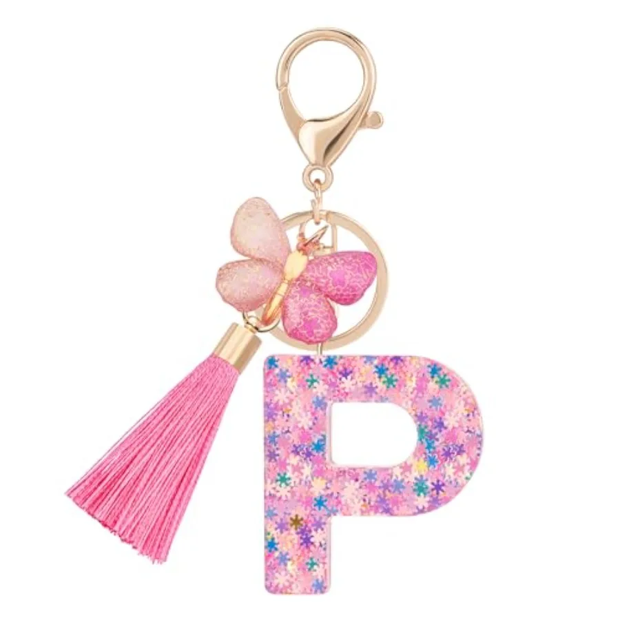 Suweibuke Cute Pink Key Chains for Women Girls, Initial Letter Keychains with Tassel, Charms for Key Purse Handbags Backpacks
Suweibuke Cute Pink Key Chains for Women Girls, Initial Letter Keychains with Tassel, Charms for Key Purse Handbags Backpacks