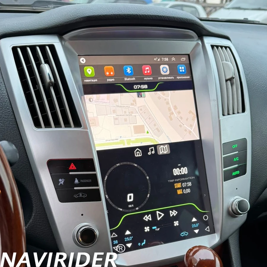 Радио Android для Lexus RX330 RX330 RX350 RX400 RX450 2004-2007 Автомобильная стереосистема Tesla Экран GPS-навигация Carplay Bluetooth WiFi
Радио Android для Lexus RX330 RX330 RX350 RX400 RX450 2004-2007 Автомобильная стереосистема Tesla Экран GPS-навигация Carplay Bluetooth WiFi