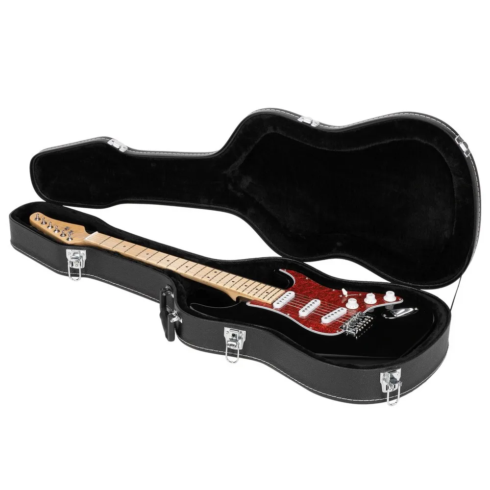 GST Black Artificial Leather TL Electric Guitar Hard Shell Case Black
GST Black Artificial Leather TL Electric Guitar Hard Shell Case Black