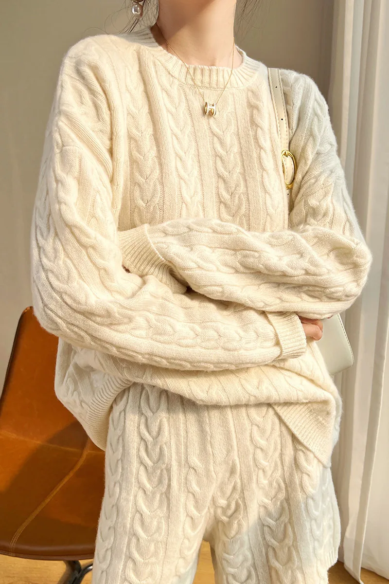 100% Merino Wool Woolen Suit Shorts Pullover Sweater Long Sleeves Basic Comfortable Fashion Leisure Clothes
100% Merino Wool Woolen Suit Shorts Pullover Sweater Long Sleeves Basic Comfortable Fashion Leisure Clothes