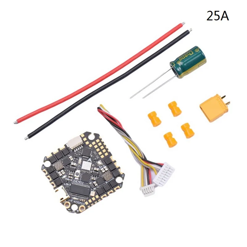 JHEMCU GHF405AIO pro 25A 45A Brushless Flight Controller for Toothpick Racing Drone F4 3-6S AIO BEC
JHEMCU GHF405AIO pro 25A 45A Brushless Flight Controller for Toothpick Racing Drone F4 3-6S AIO BEC